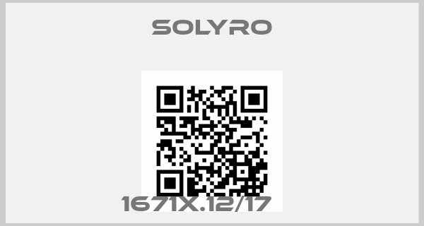 SOLYRO-1671X.12/17    price