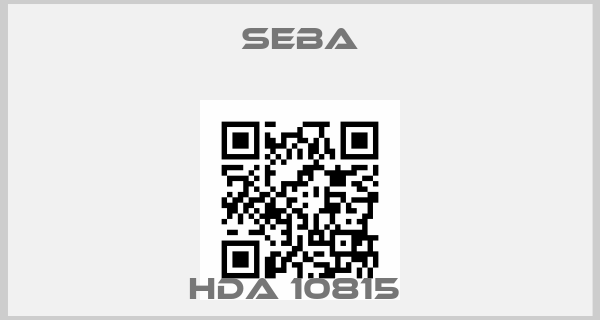 SEBA-HDA 10815 price