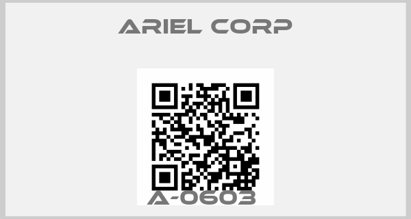 Ariel Corp-A-0603 price
