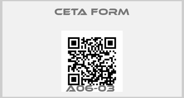 CETA FORM-A06-03 price