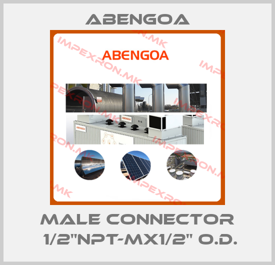 Abengoa-MALE CONNECTOR ∅1/2"NPT-Mx1/2" O.D. price