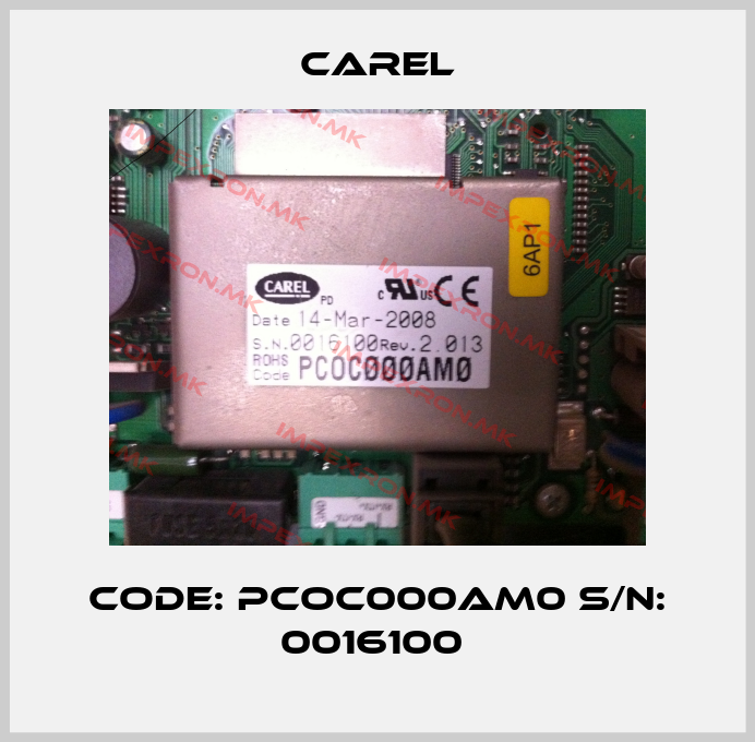 Carel-Code: PCOC000AM0 S/N: 0016100 price