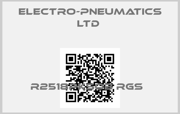 Electro-Pneumatics Ltd -R2518PKSOB RGS  price