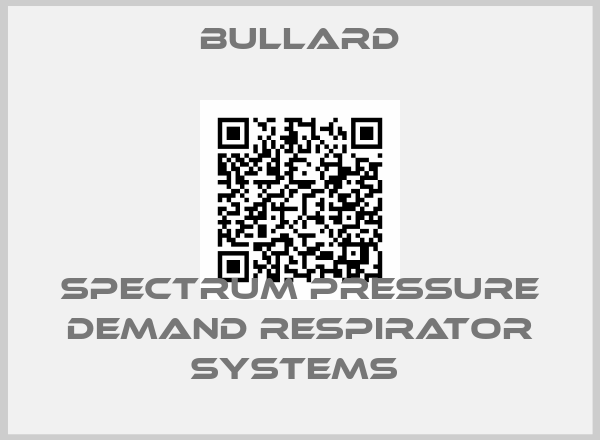 Bullard-Spectrum pressure demand respirator systems price