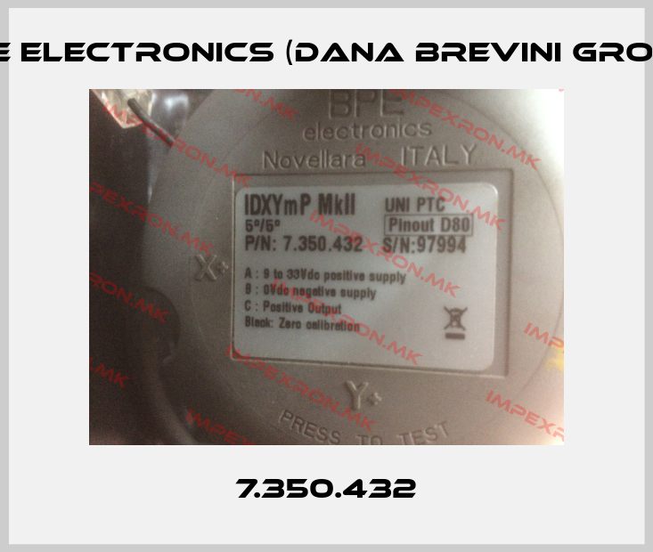BPE Electronics (Dana Brevini Group)-7.350.432price