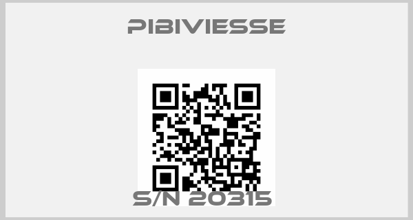 PIBIVIESSE-S/N 20315 price