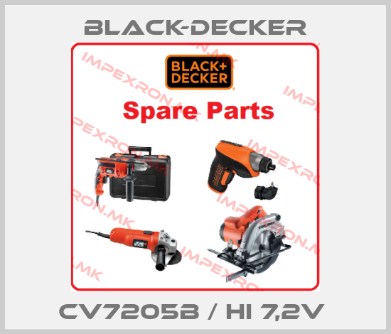 Black-Decker-CV7205B / Hi 7,2v price
