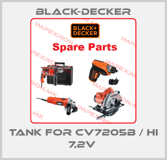 Black-Decker-Tank For CV7205B / Hi 7,2v price