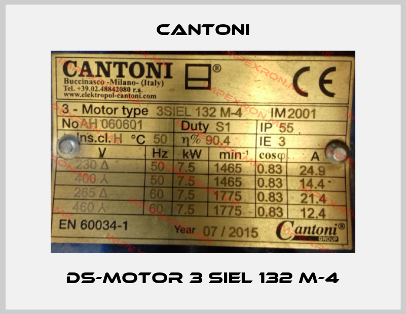 Cantoni-DS-Motor 3 SIEL 132 M-4price
