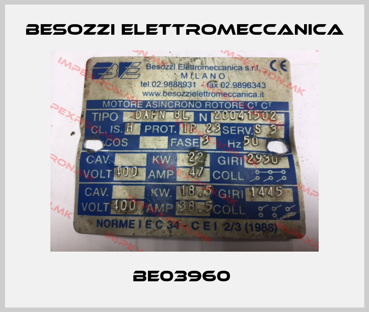 Besozzi Elettromeccanica-BE03960 price