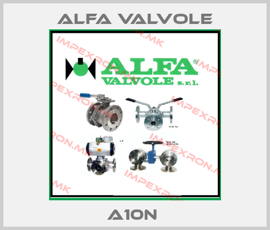 Alfa Valvole-A10N price