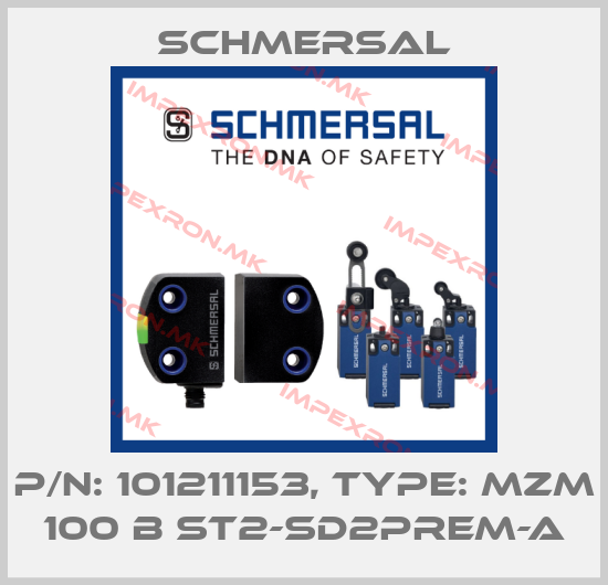 Schmersal-p/n: 101211153, Type: MZM 100 B ST2-SD2PREM-Aprice