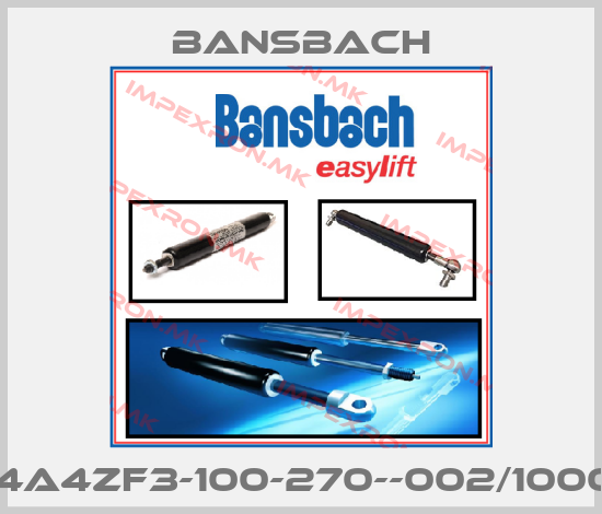Bansbach-A4A4ZF3-100-270--002/1000Nprice