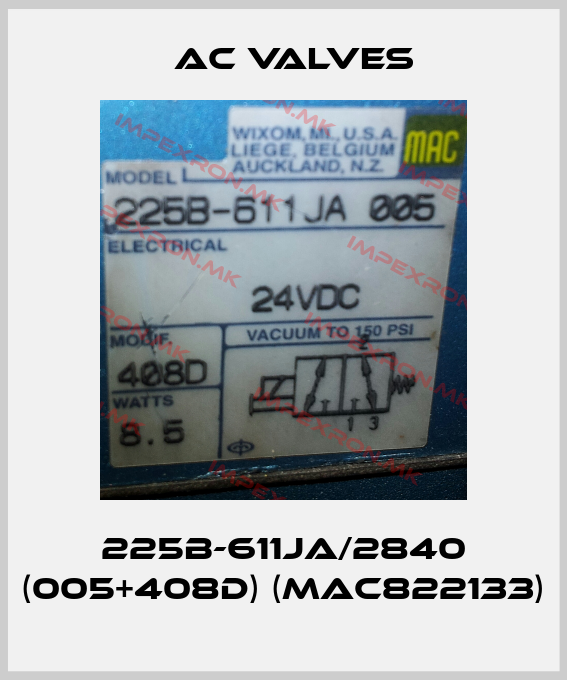 МAC Valves-225B-611JA/2840 (005+408D) (MAC822133)price