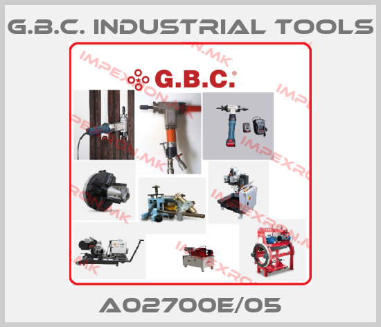 G.B.C. Industrial tools-A02700E/05price