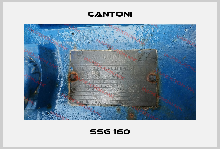 Cantoni-SSG 160price