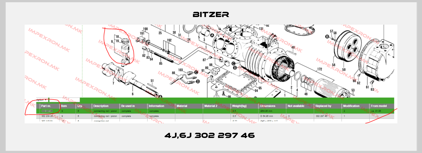 Bitzer-4J,6J 302 297 46 price