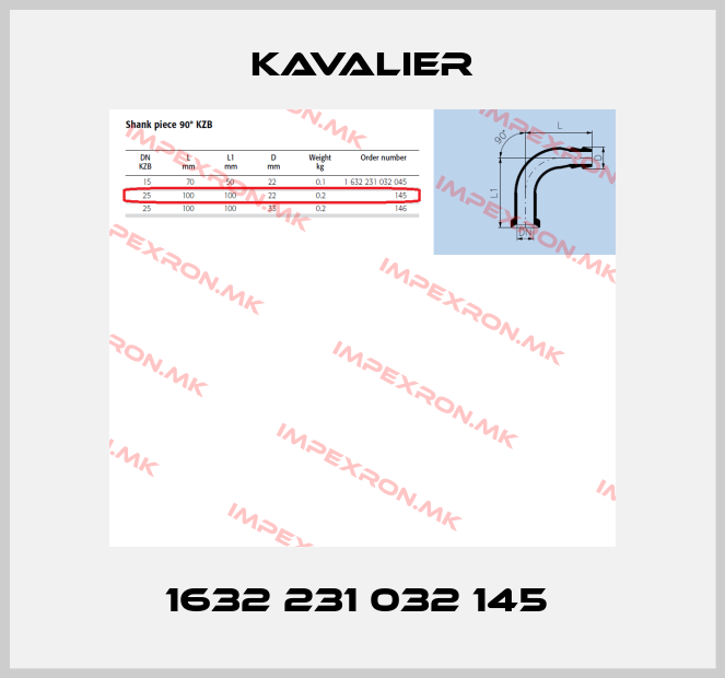 Kavalier-1632 231 032 145 price