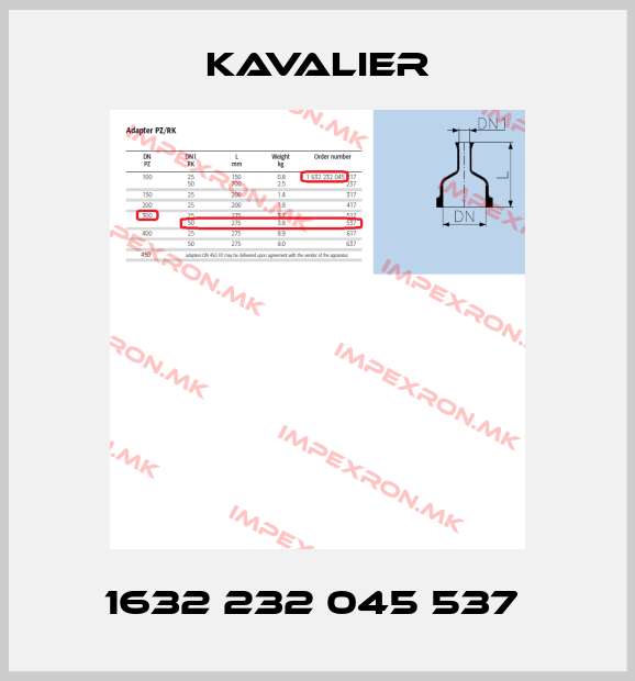 Kavalier-1632 232 045 537 price