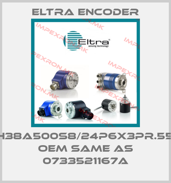 Eltra Encoder-EH38A500S8/24P6X3PR.558 OEM same as 0733521167Aprice