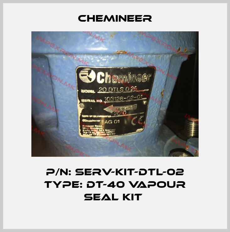 Chemineer-P/N: SERV-KIT-DTL-02 Type: DT-40 Vapour Seal Kit price