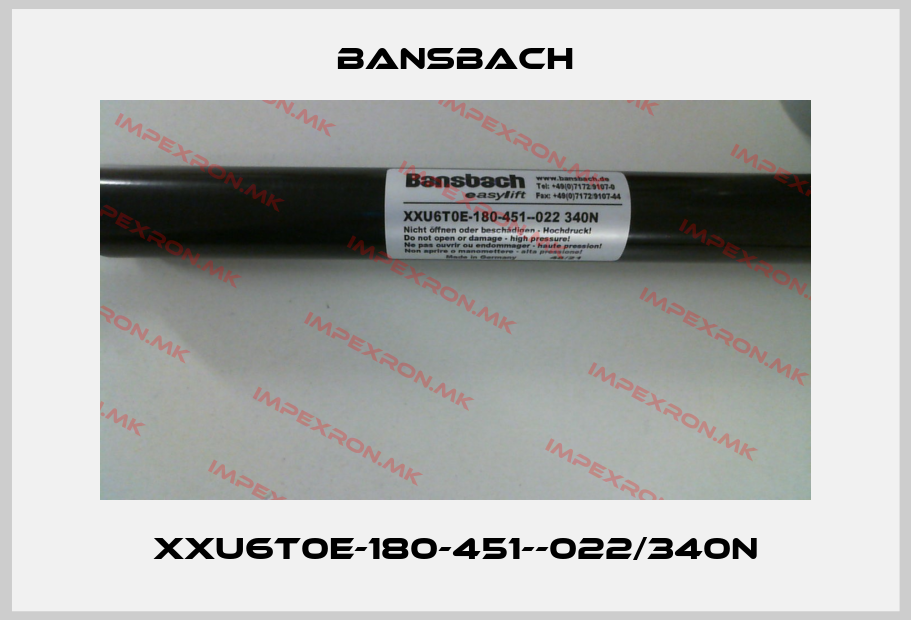 Bansbach-XXU6T0E-180-451--022/340Nprice