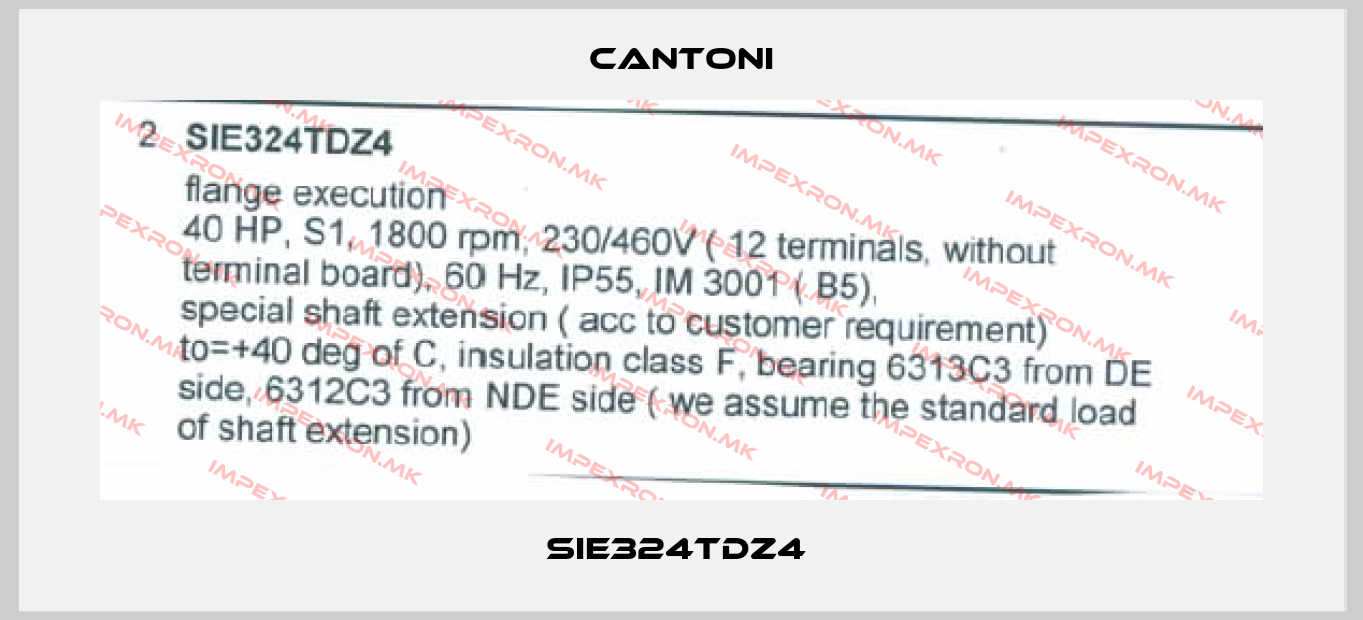 Cantoni-SIE324TDZ4 price