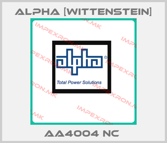 Alpha [Wittenstein]-AA4004 NC price