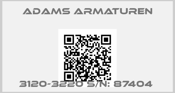 Adams Armaturen-3120-3220 S/N: 87404 price