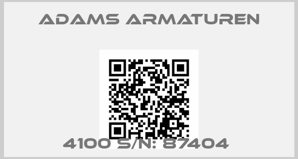 Adams Armaturen-4100 S/N: 87404 price