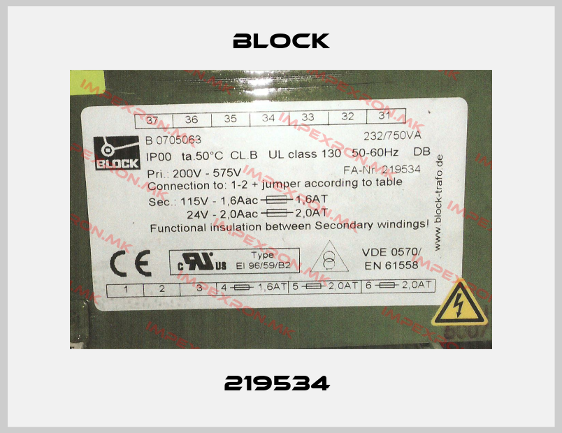 Block-219534 price