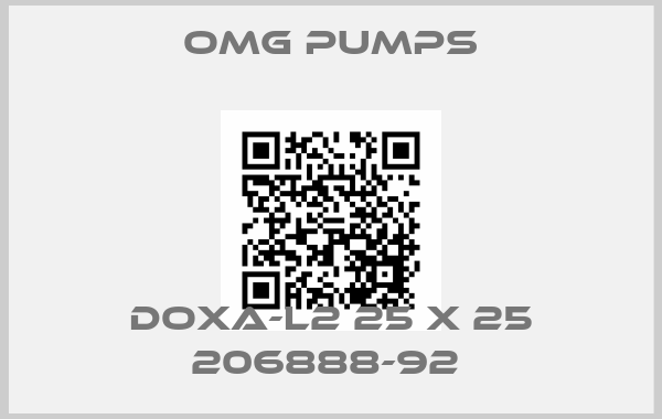 OMG PUMPS-DOXA-L2 25 X 25 206888-92 price