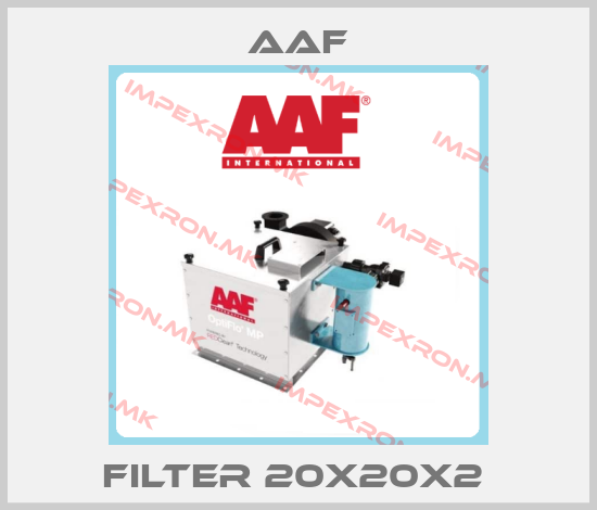 AAF-filter 20x20x2 price
