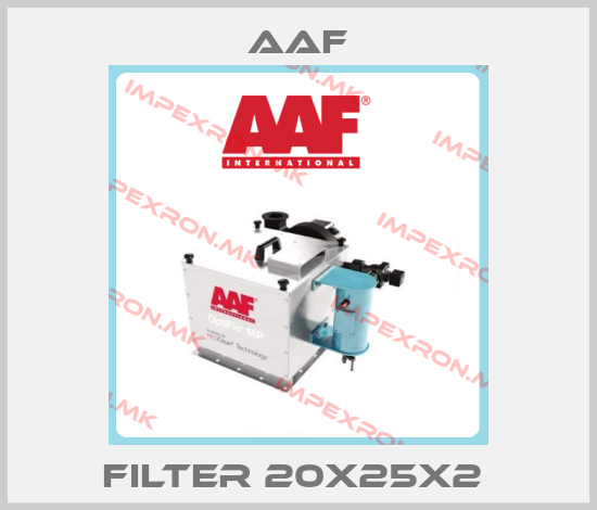 AAF-filter 20x25x2 price