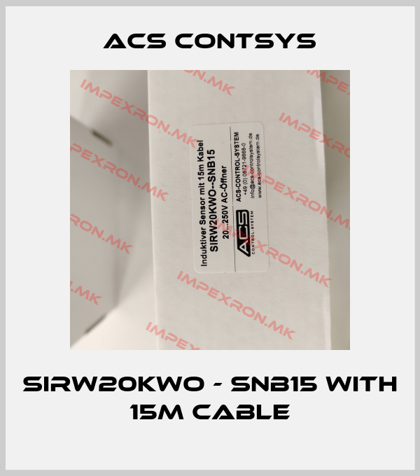 ACS CONTSYS-SIRW20KWO - SNB15 with 15m cableprice