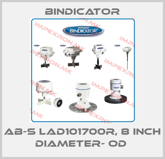 Bindicator-AB-S LAD101700R, 8 INCH DIAMETER- OD price