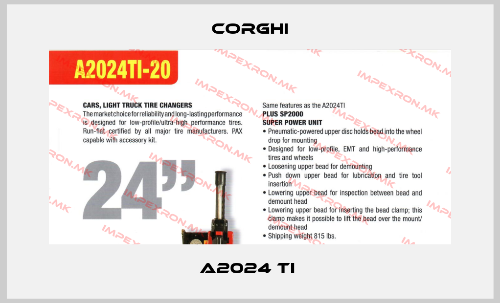 Corghi-A2024 TI price