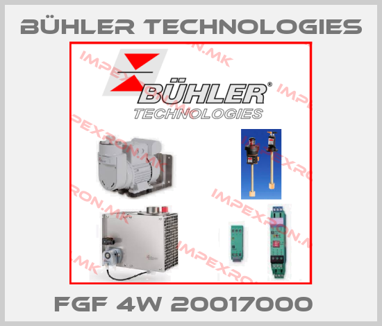 Bühler Technologies-FGF 4W 20017000  price