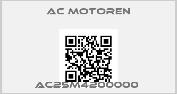 AC Motoren-AC25M4200000 price