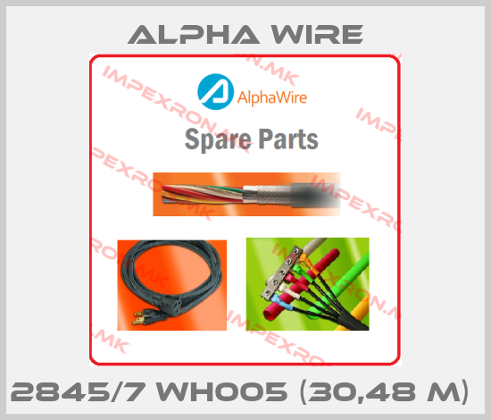 Alpha Wire-2845/7 WH005 (30,48 m) price