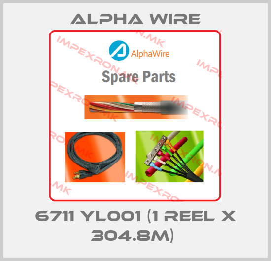 Alpha Wire-6711 YL001 (1 reel x 304.8M) price
