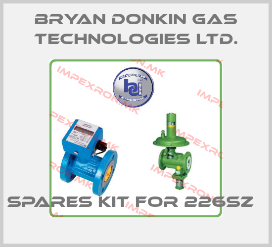 Bryan Donkin Gas Technologies Ltd.-Spares Kit for 226SZ  price