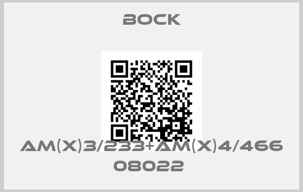 Bock-AM(X)3/233+AM(X)4/466 08022 price