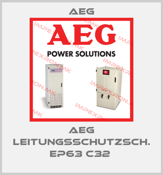AEG-AEG LEITUNGSSCHUTZSCH. EP63 C32 price