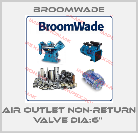 Broomwade-AIR OUTLET NON-RETURN VALVE DIA:6" price