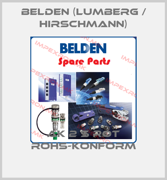 Belden (Lumberg / Hirschmann)-AK 2 S ROT ROHS-KONFORMprice