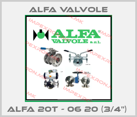 Alfa Valvole-ALFA 20T - 06 20 (3/4") price