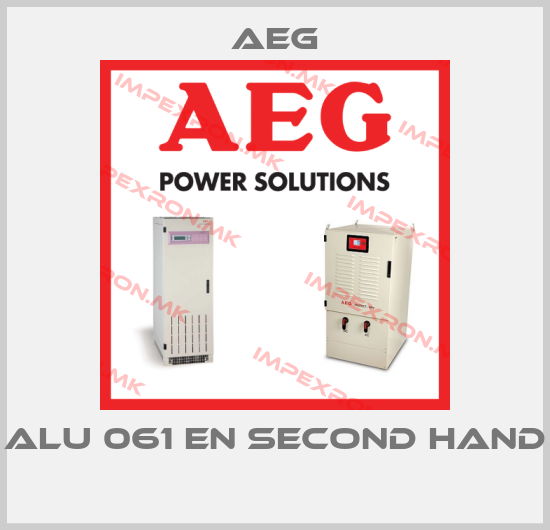 AEG-ALU 061 EN SECOND HAND price