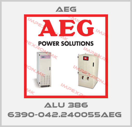 AEG-ALU 386 6390-042.240055AEG price