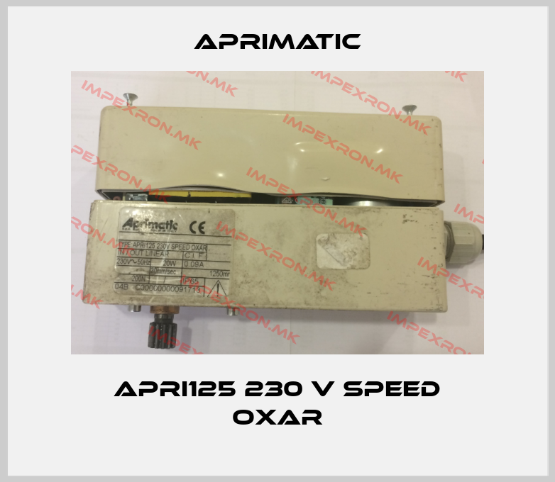 Aprimatic-APRI125 230 V SPEED OXARprice